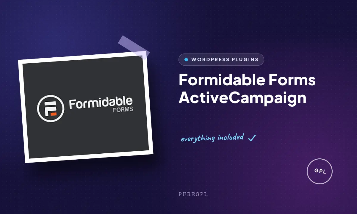 Formidable forms | ActiveCampaign