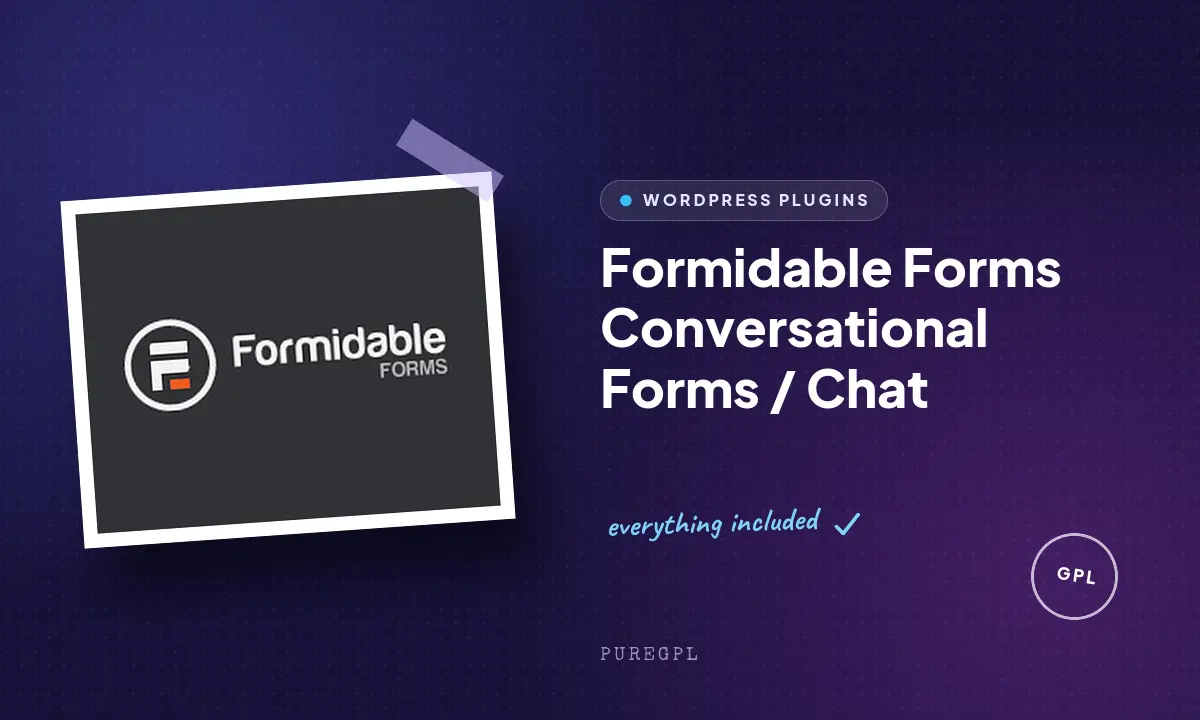 Formidable forms | Conversational Forms / Chat