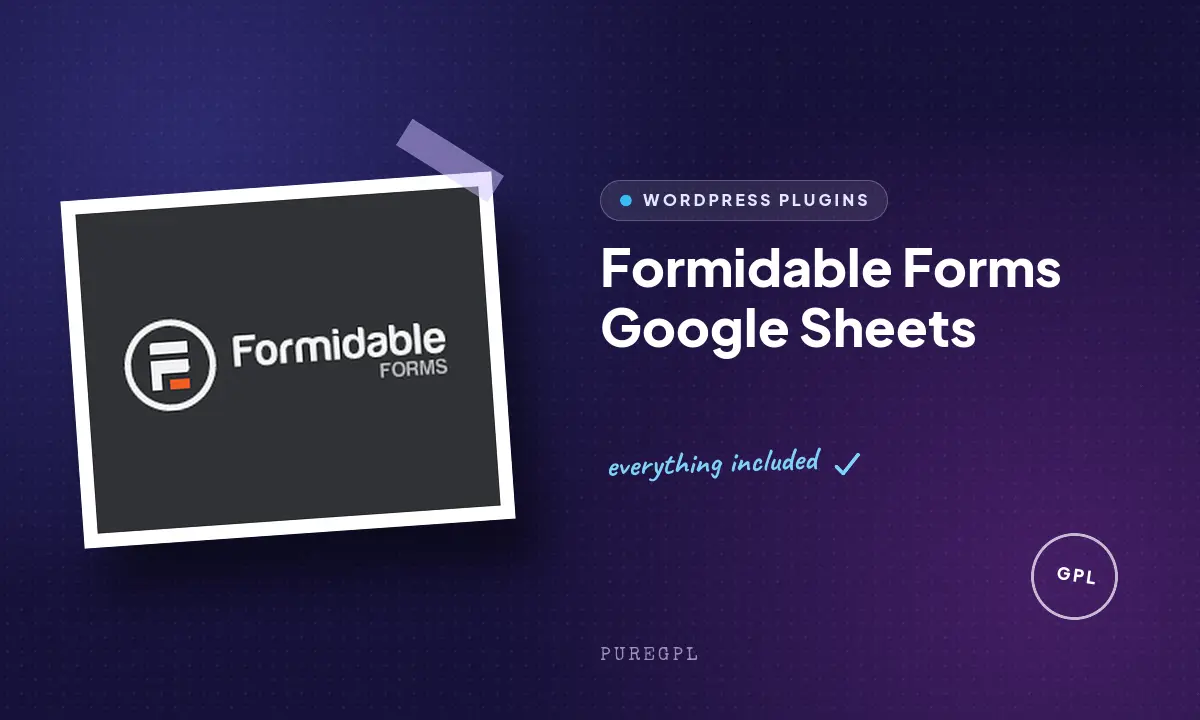 Formidable forms | Google Sheets