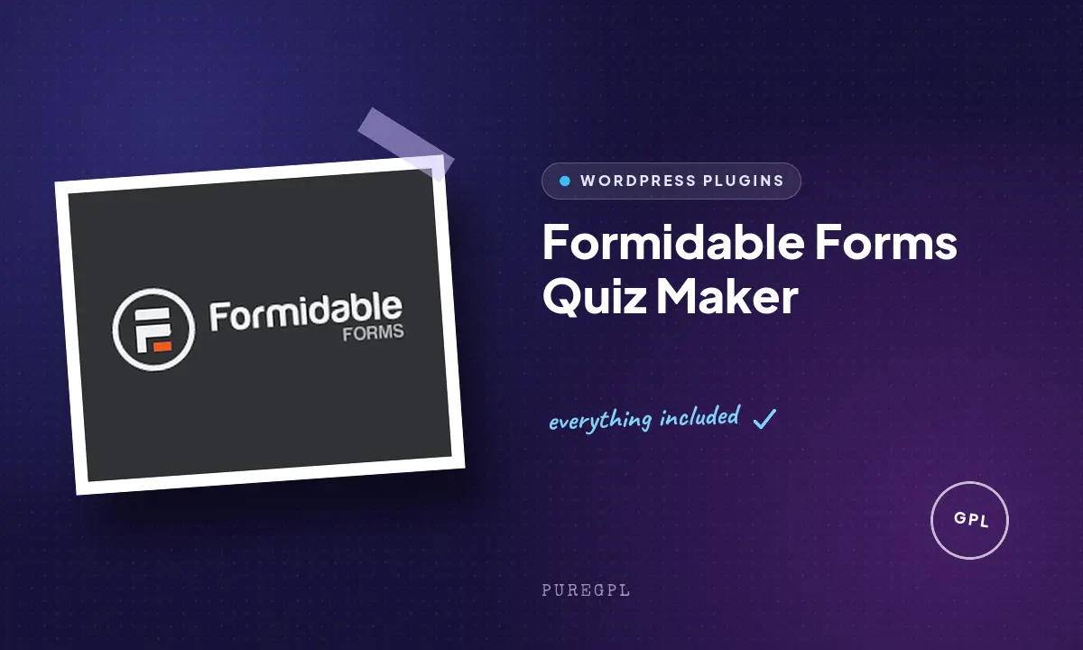 Formidable Forms – Quiz Maker