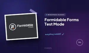formidable forms test mode
