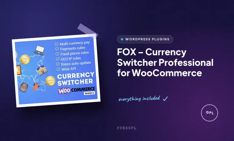 fox currency switcher professional for woocommerce