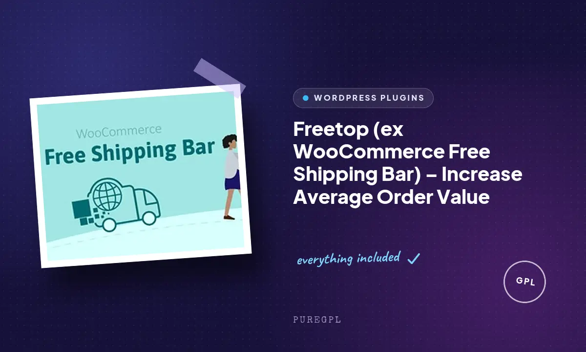 WooCommerce Free Shipping Bar – Increase Average Order Value
