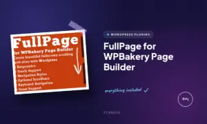 fullpage for wpbakery page builder