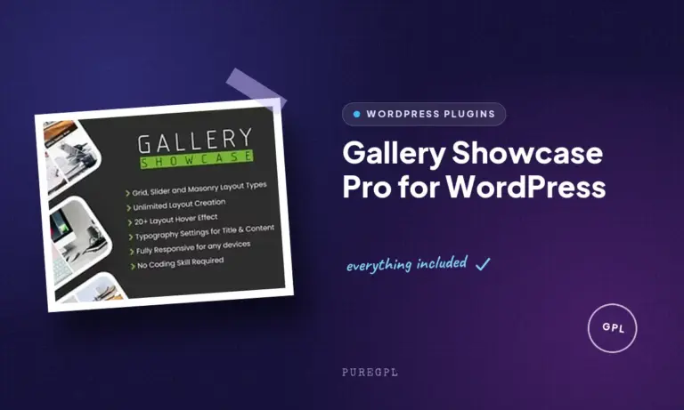 gallery showcase pro for wordpress