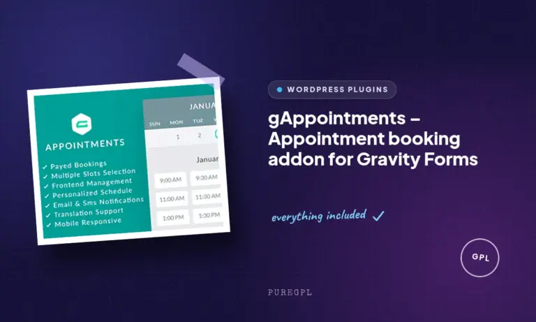 gappointments appointment booking addon for gravity forms