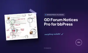 gd forum notices pro for bbpress