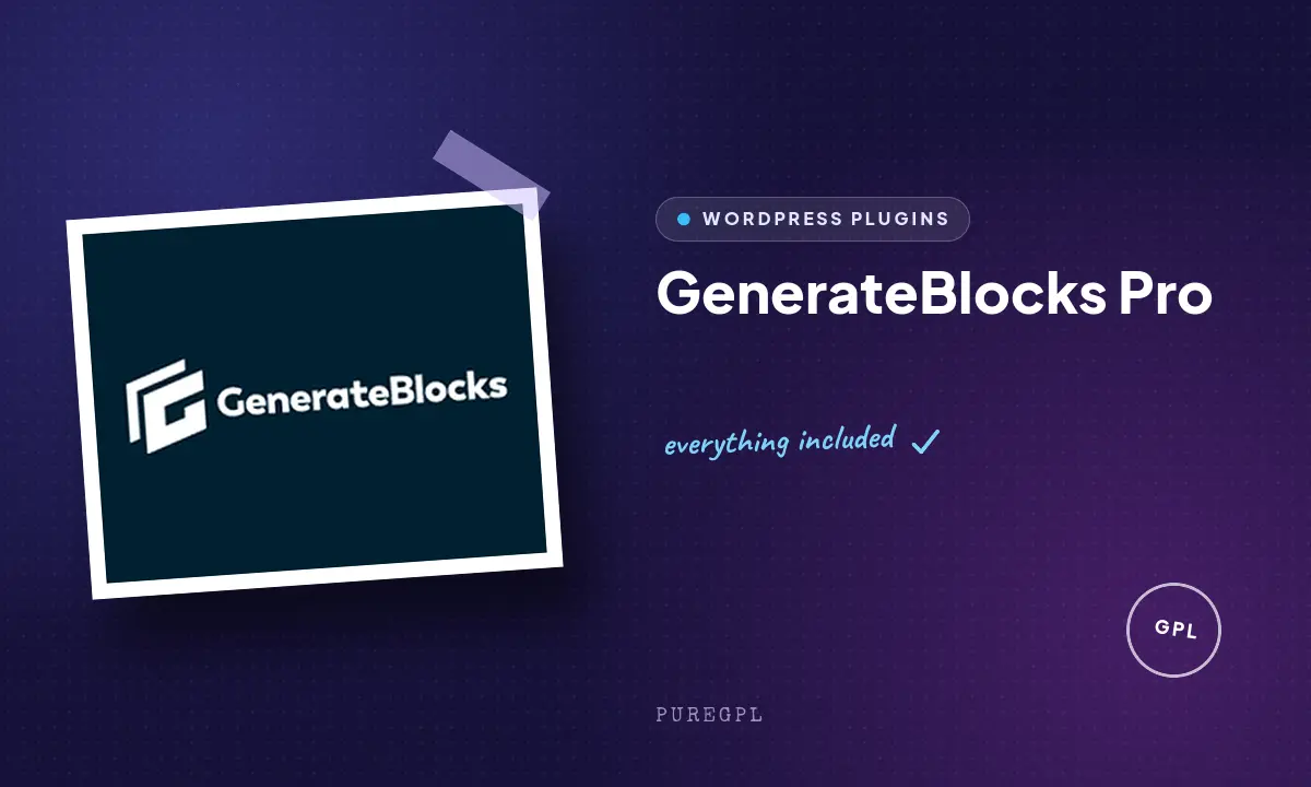 GenerateBlocks Pro