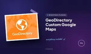 geodirectory custom google maps
