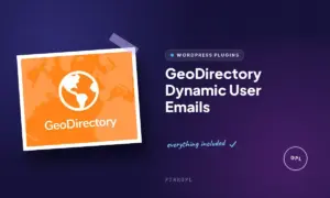 geodirectory dynamic user emails