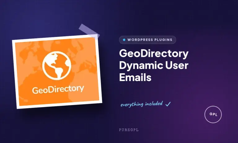 geodirectory dynamic user emails