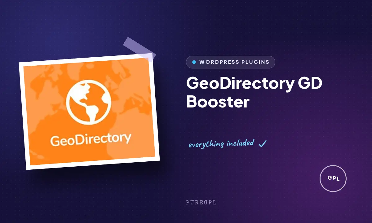 Geodirectory | GD Booster
