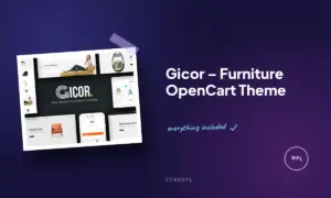 gicor furniture opencart theme