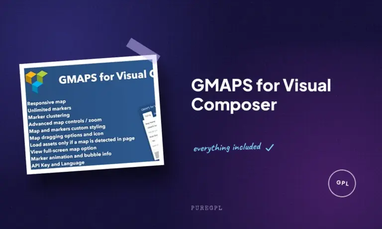 gmaps for visual composer