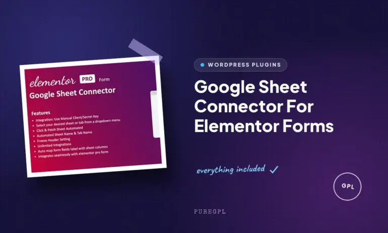 google sheet connector for elementor forms