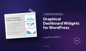 graphical dashboard widgets for wordpress