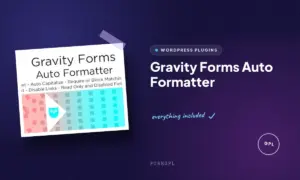 gravity forms auto formatter
