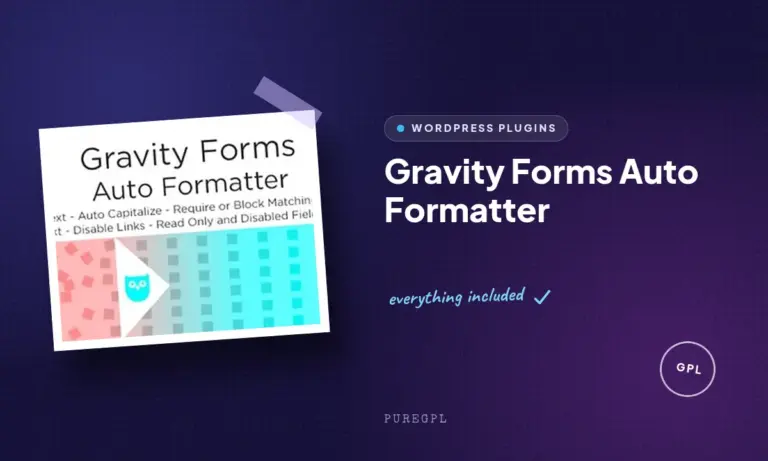 gravity forms auto formatter