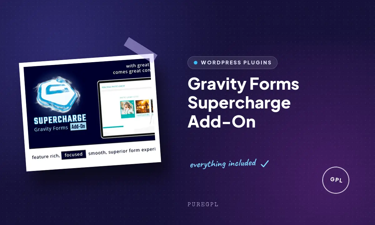 Gravity Forms Supercharge Add-On