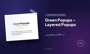 green popups layered popups
