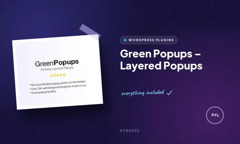 green popups layered popups