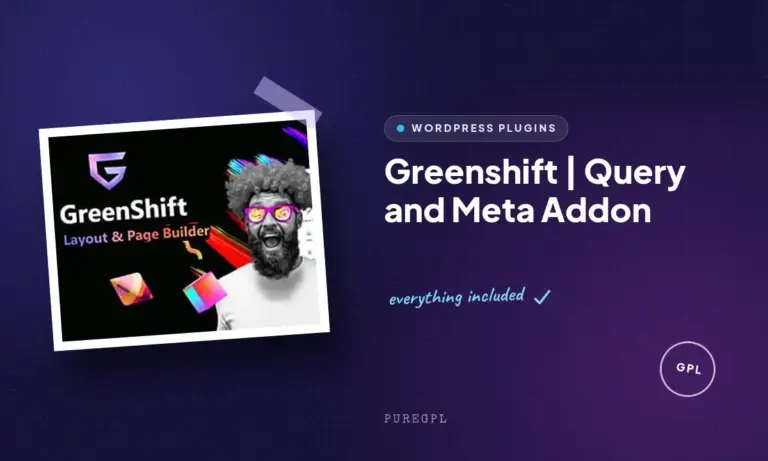 greenshift query and meta addon