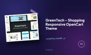 greentech shopping responsive opencart theme
