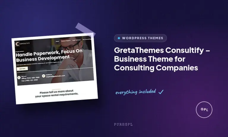 gretathemes consultify business theme for consulting companies