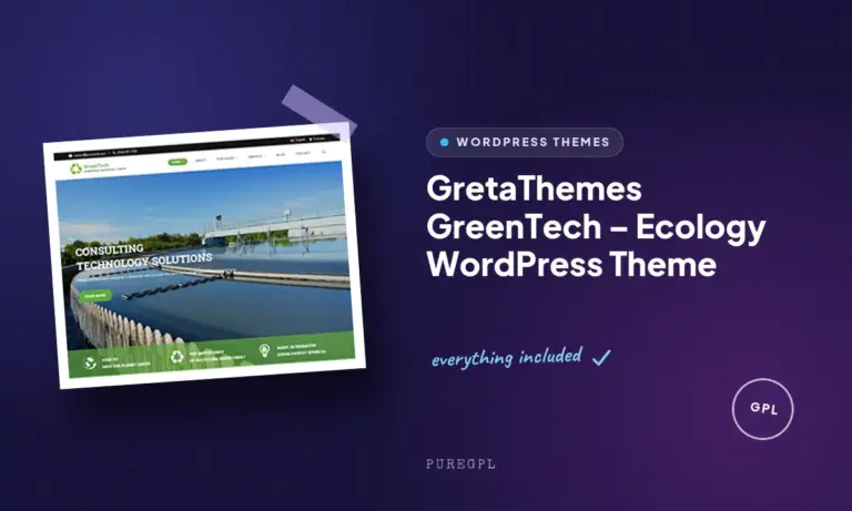 gretathemes greentech ecology wordpress theme