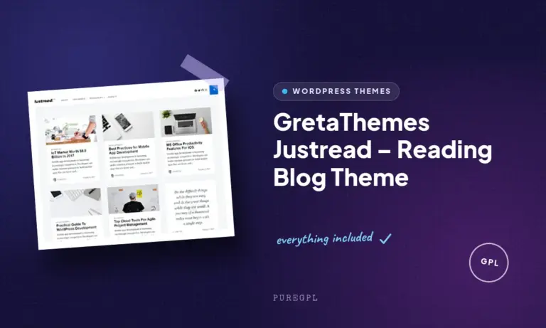 gretathemes justread reading blog theme