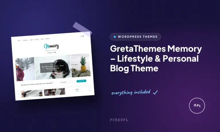 gretathemes memory lifestyle personal blog theme