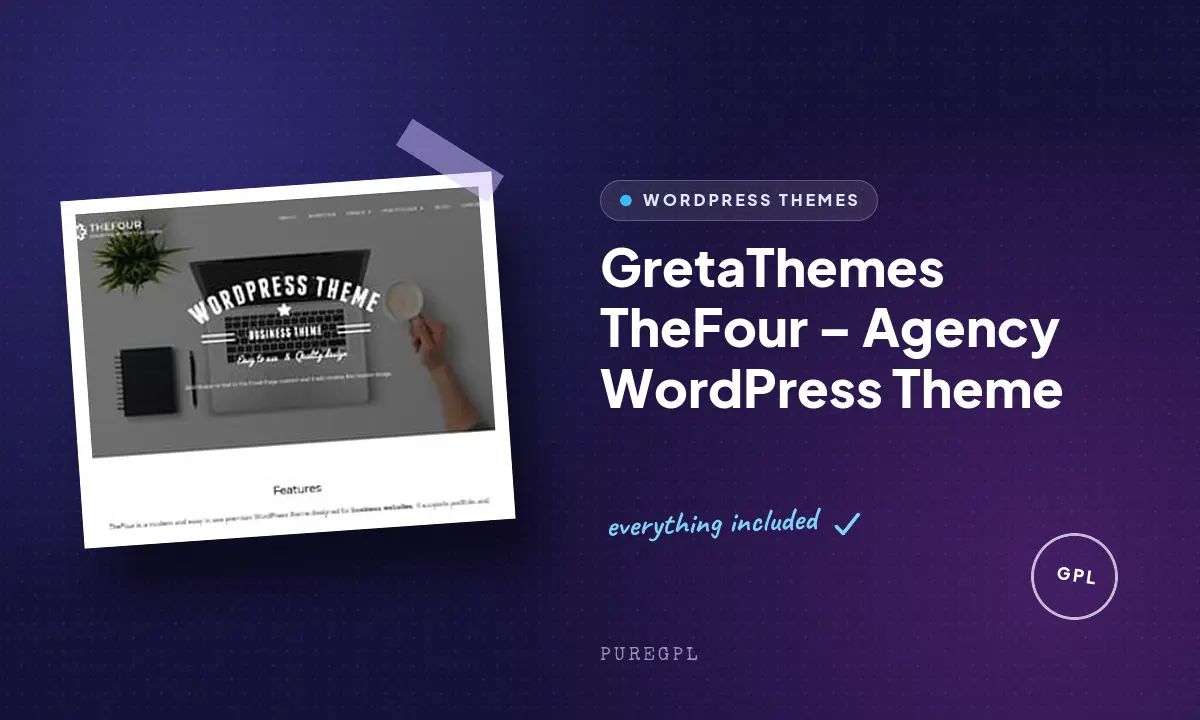 TheFour – Agency WordPress Theme