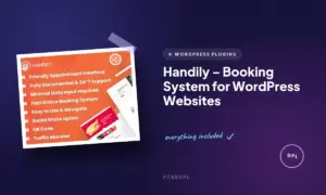 handily booking system for wordpress websites