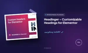 headinger customizable headings for elementor