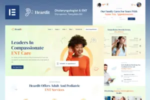 HeardIt – Otolaryngologist Elementor Template Kit