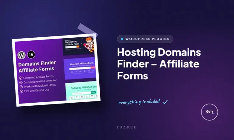 hosting domains finder affiliate forms