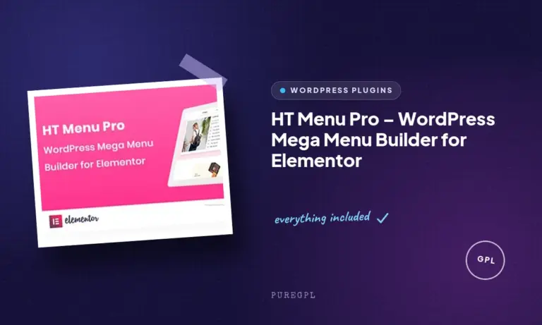 ht menu pro wordpress mega menu builder for elementor