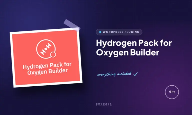 hydrogen pack for oxygen builder