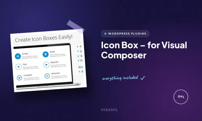 icon box for visual composer