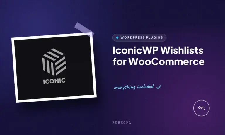 iconicwp wishlists for woocommerce