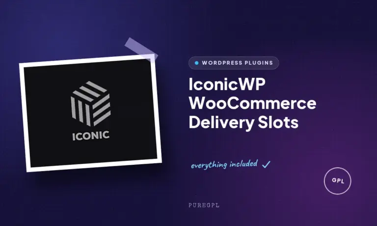 iconicwp woocommerce delivery slots