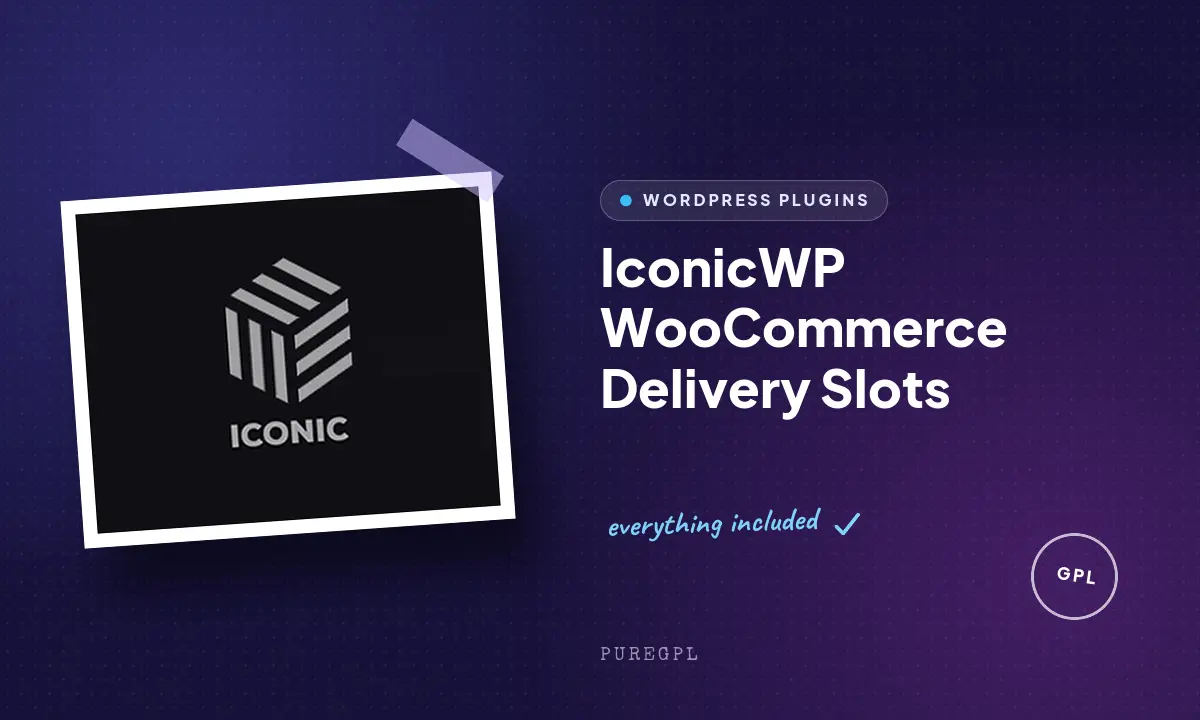 Iconicwp | WooCommerce Delivery Slots