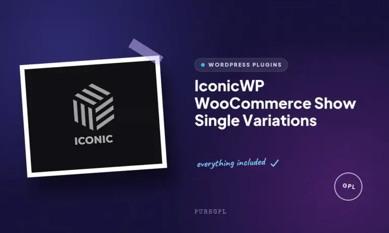 iconicwp woocommerce show single variations
