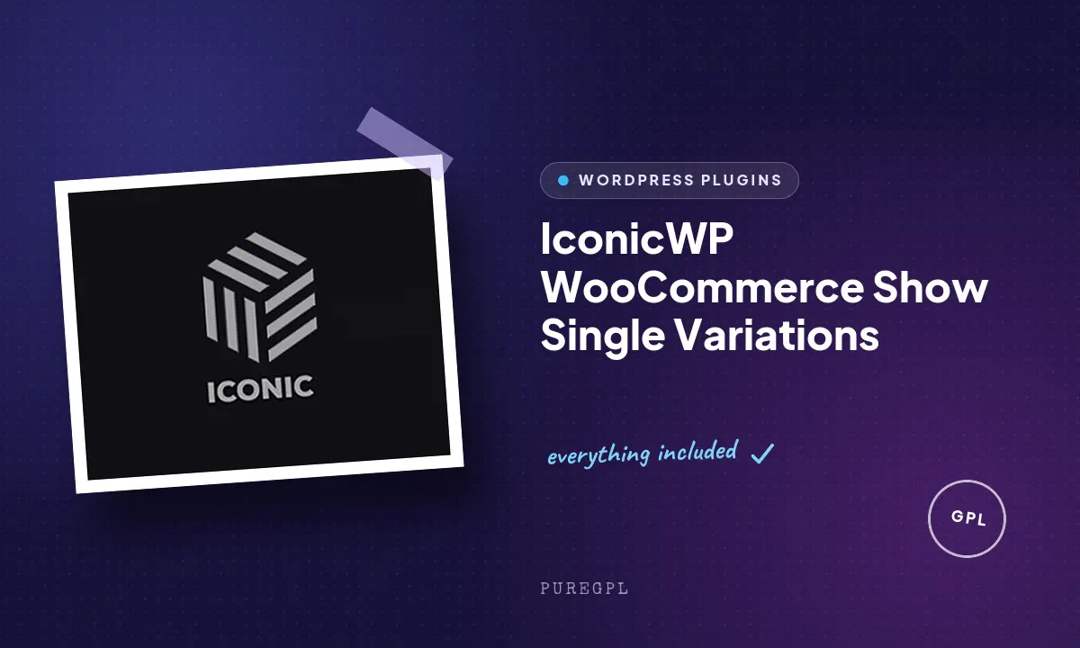 WooCommerce Show Single Variations
