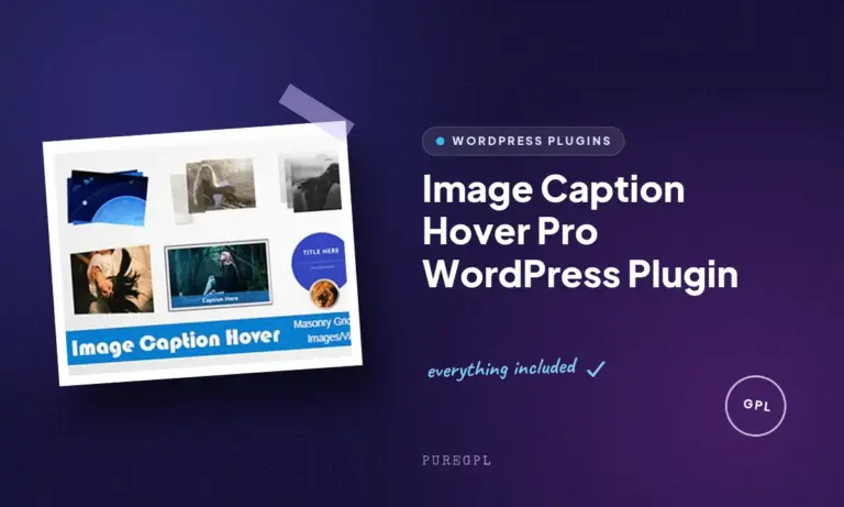 image caption hover pro wordpress plugin