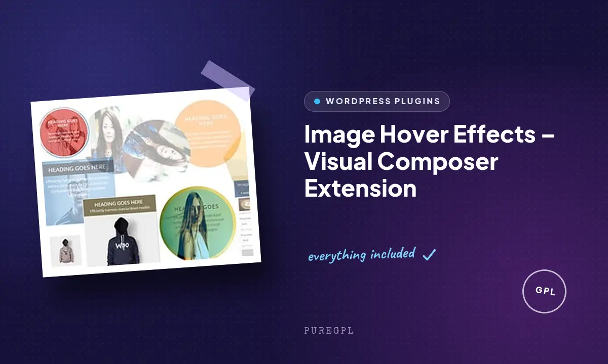 Image Hover Effects – Visual Composer Extension