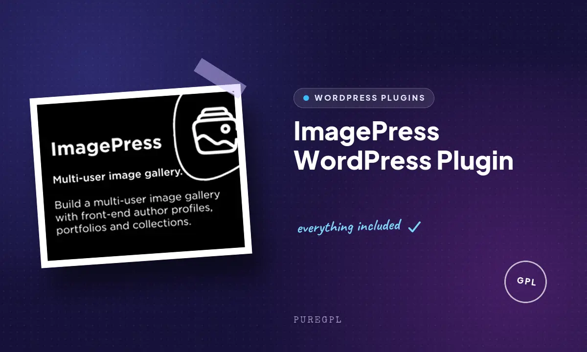Codecanyon | ImagePress WordPress Plugin