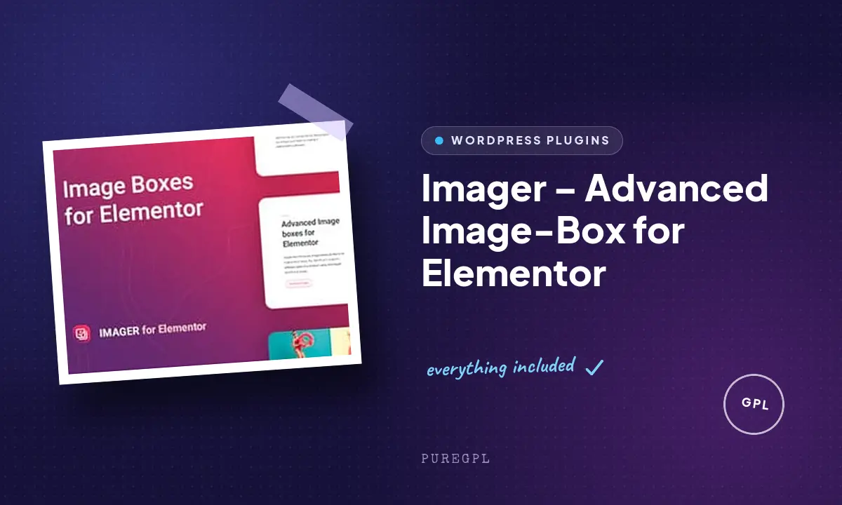 Imager – Advanced Image-Box for Elementor