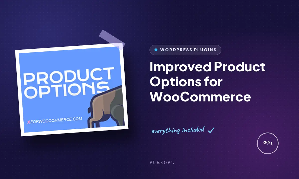 Improved Product Options for WooCommerce