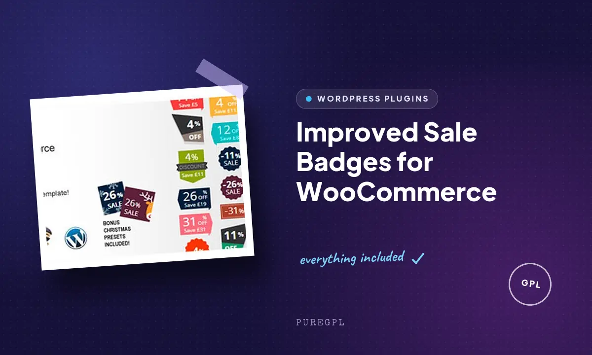 Improved Sale Badges for WooCommerce